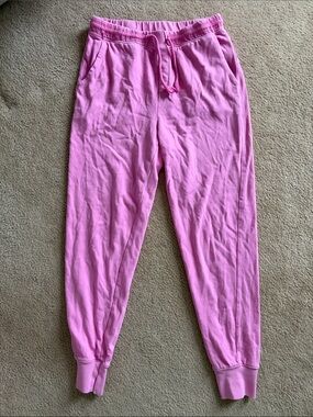 aerie woman’s Pink Jogger Sweatpants with Drawstring